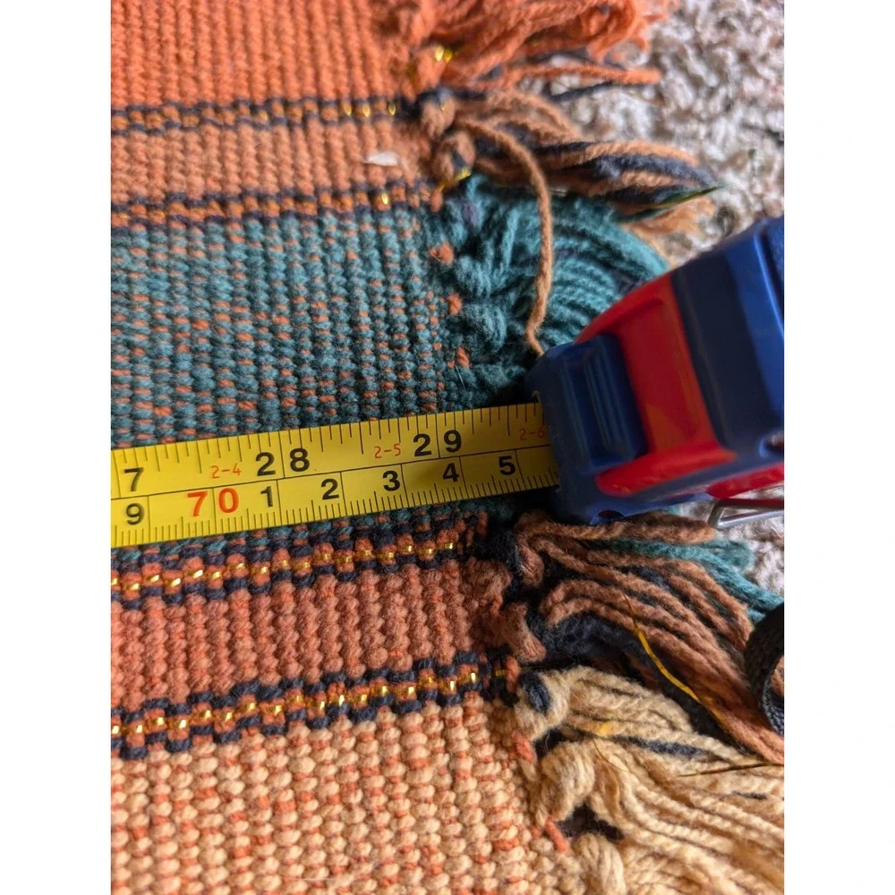Woven Fall Table Runner With Fringe Edge‎ 29x19
